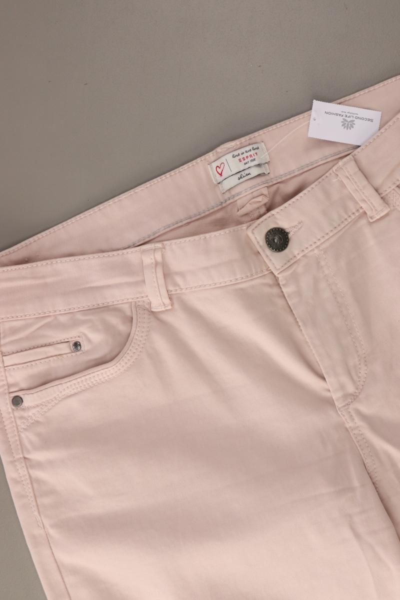 Esprit 7/8 Hose Gr. 40/L22 rosa aus Baumwolle
