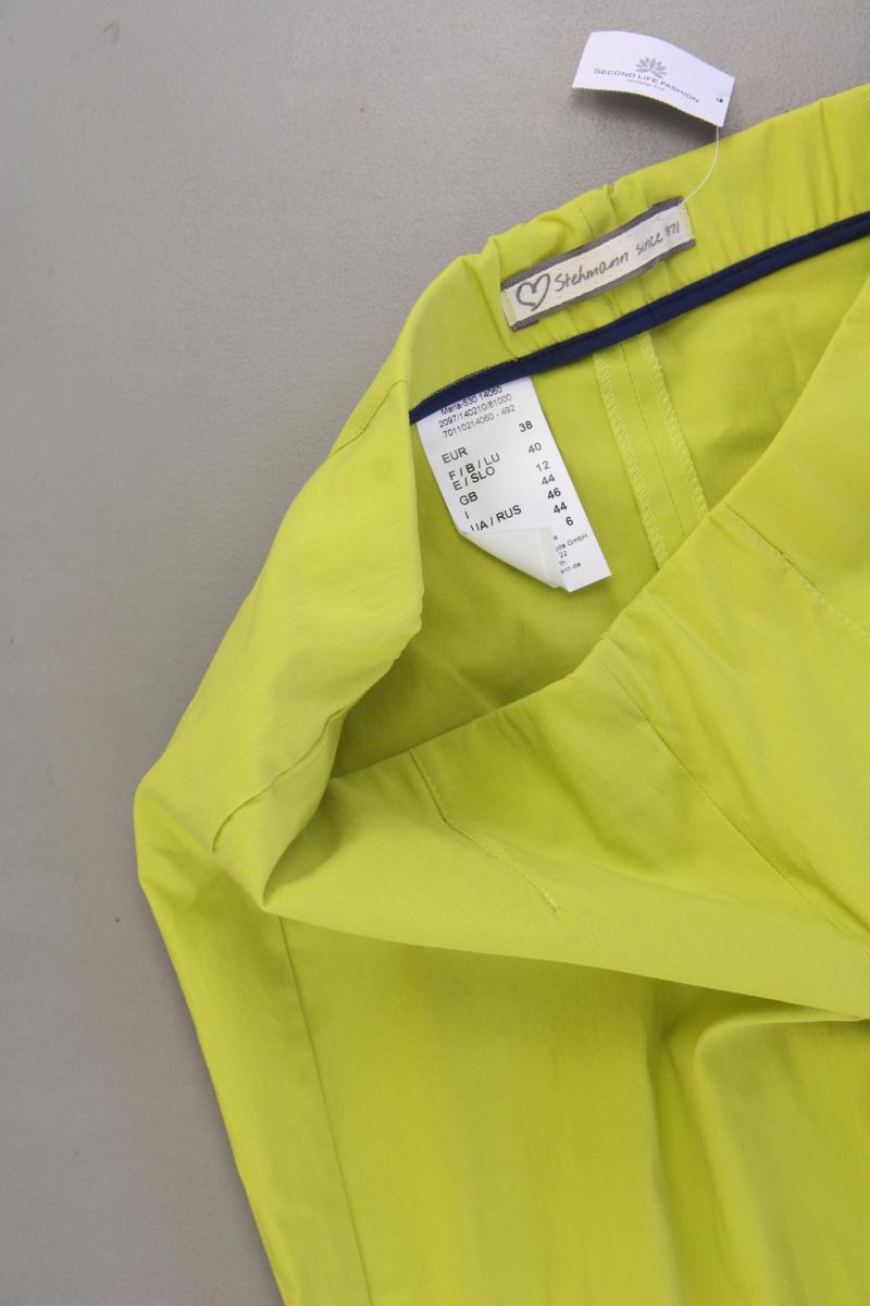 Stehmann Stretchhose Gr. 38 neuwertig grün aus Viskose