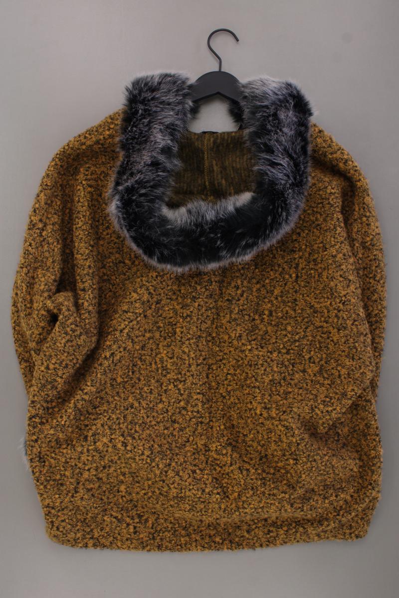 Kapuzenjacke Gr. OneSize neuwertig gelb aus Polyester