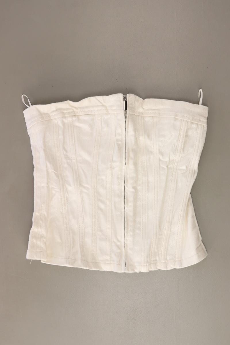 Zara Bandeautop Gr. XS weiß