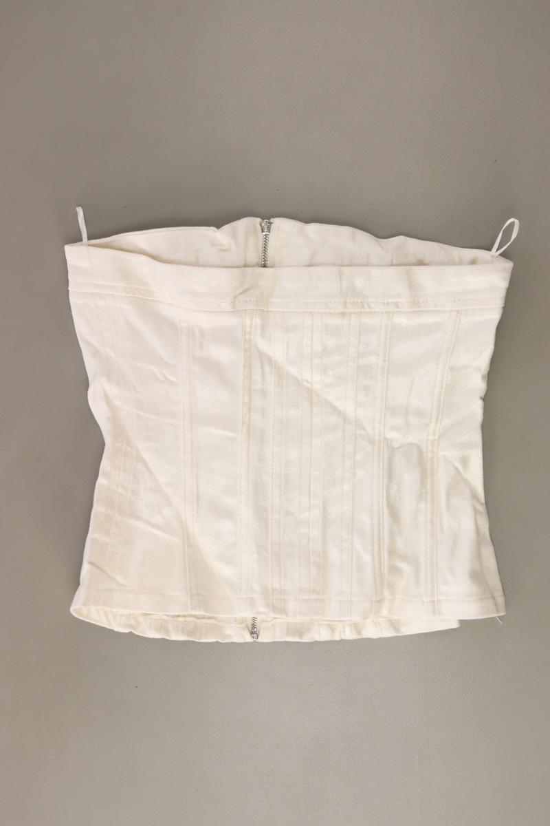 Zara Bandeautop Gr. XS weiß