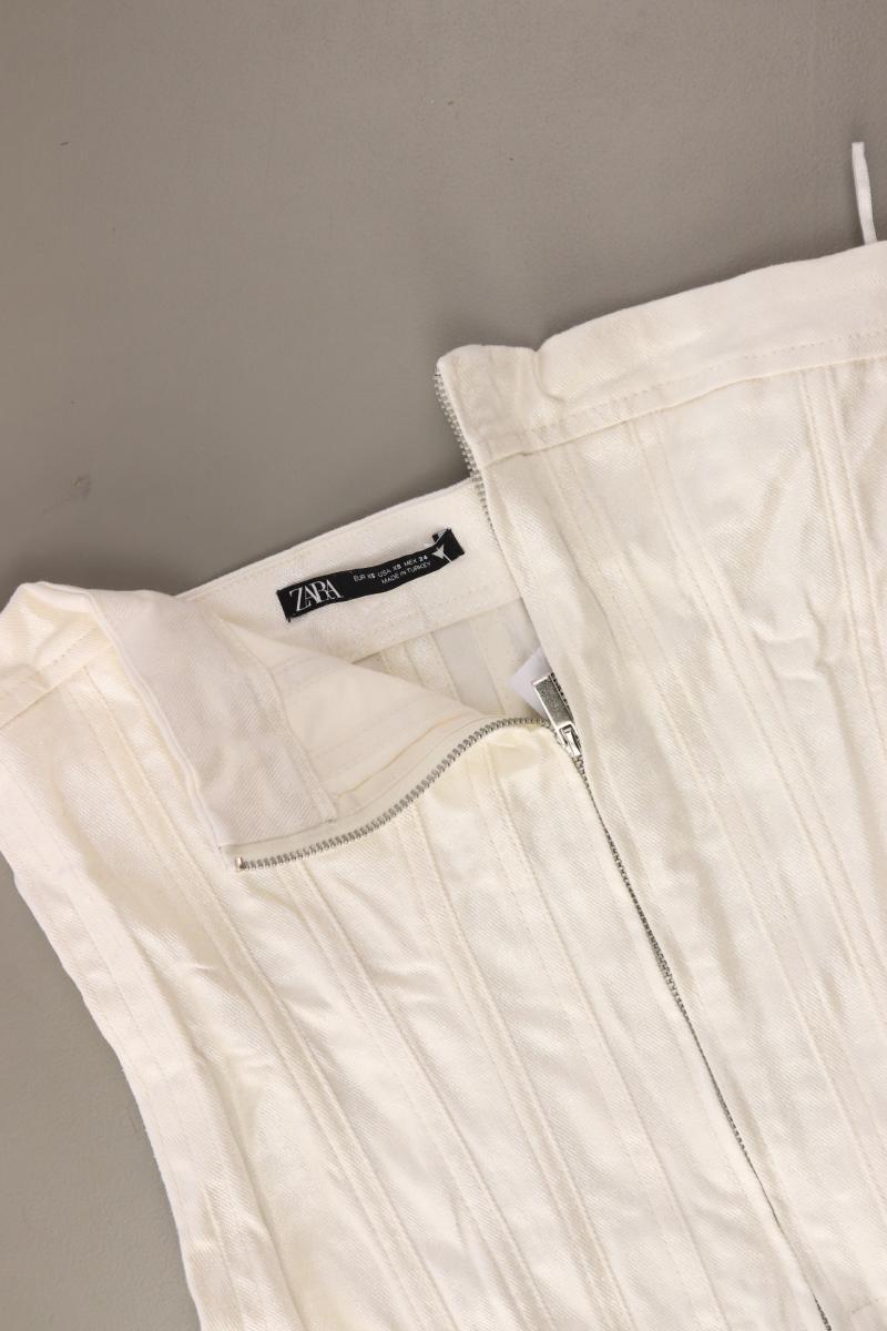 Zara Bandeautop Gr. XS weiß