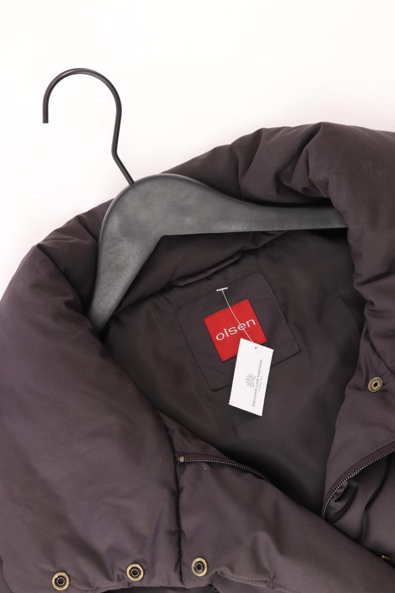 olsen Lange Jacke Gr. 44 braun aus Polyester