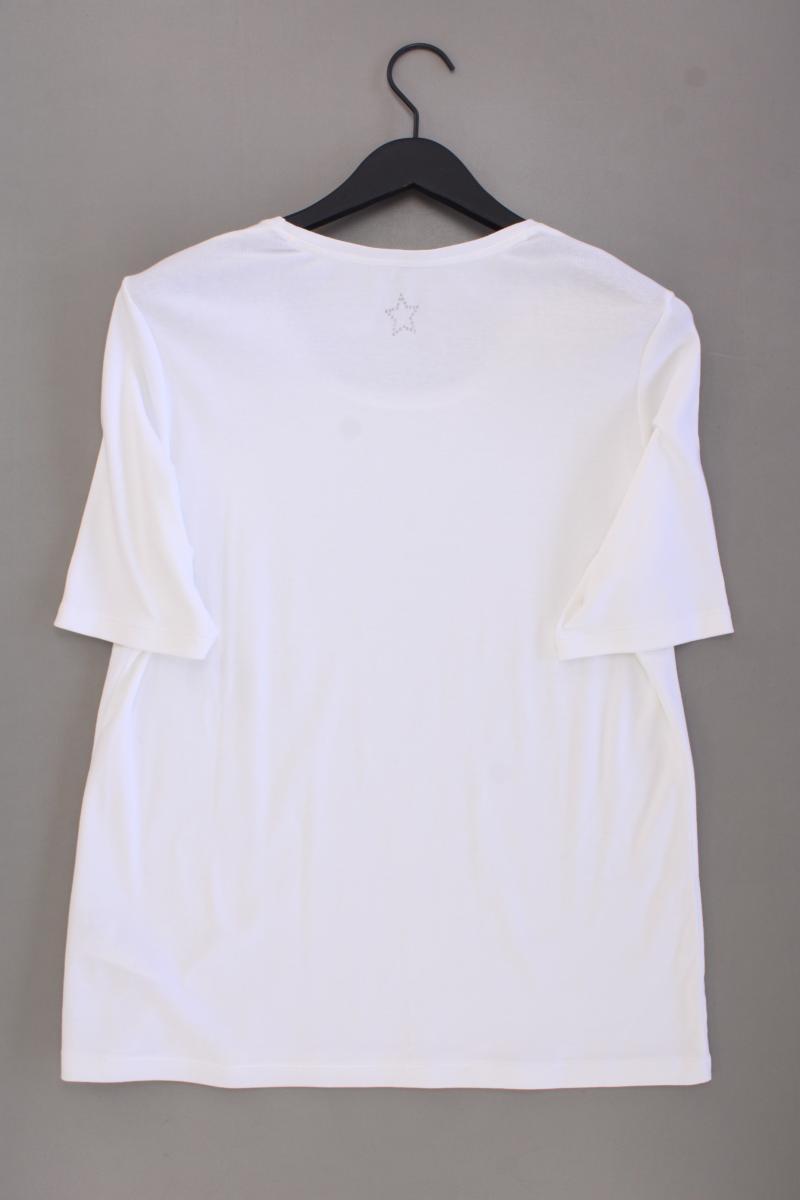olsen T-Shirt Gr. 46 neuwertig Kurzarm weiß aus Baumwolle