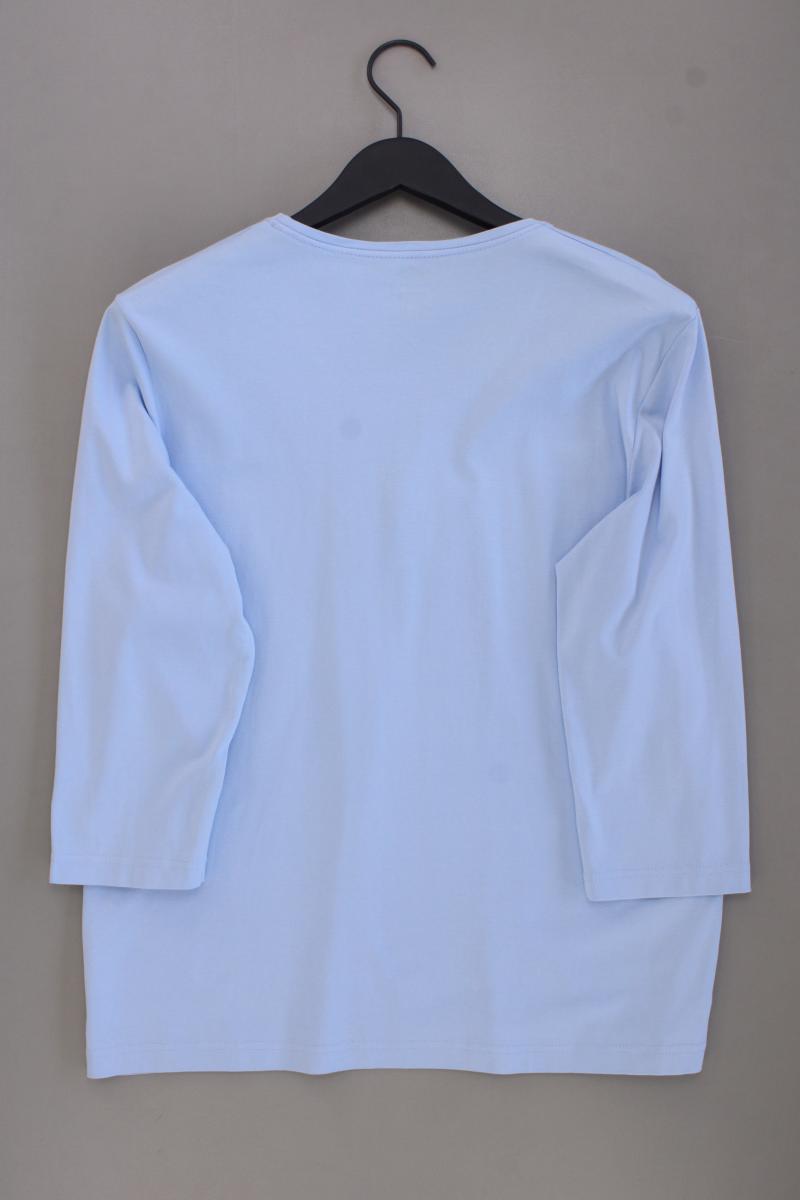 Adagio Classic Shirt Gr. 46 neuwertig 3/4 Ärmel blau aus Baumwolle