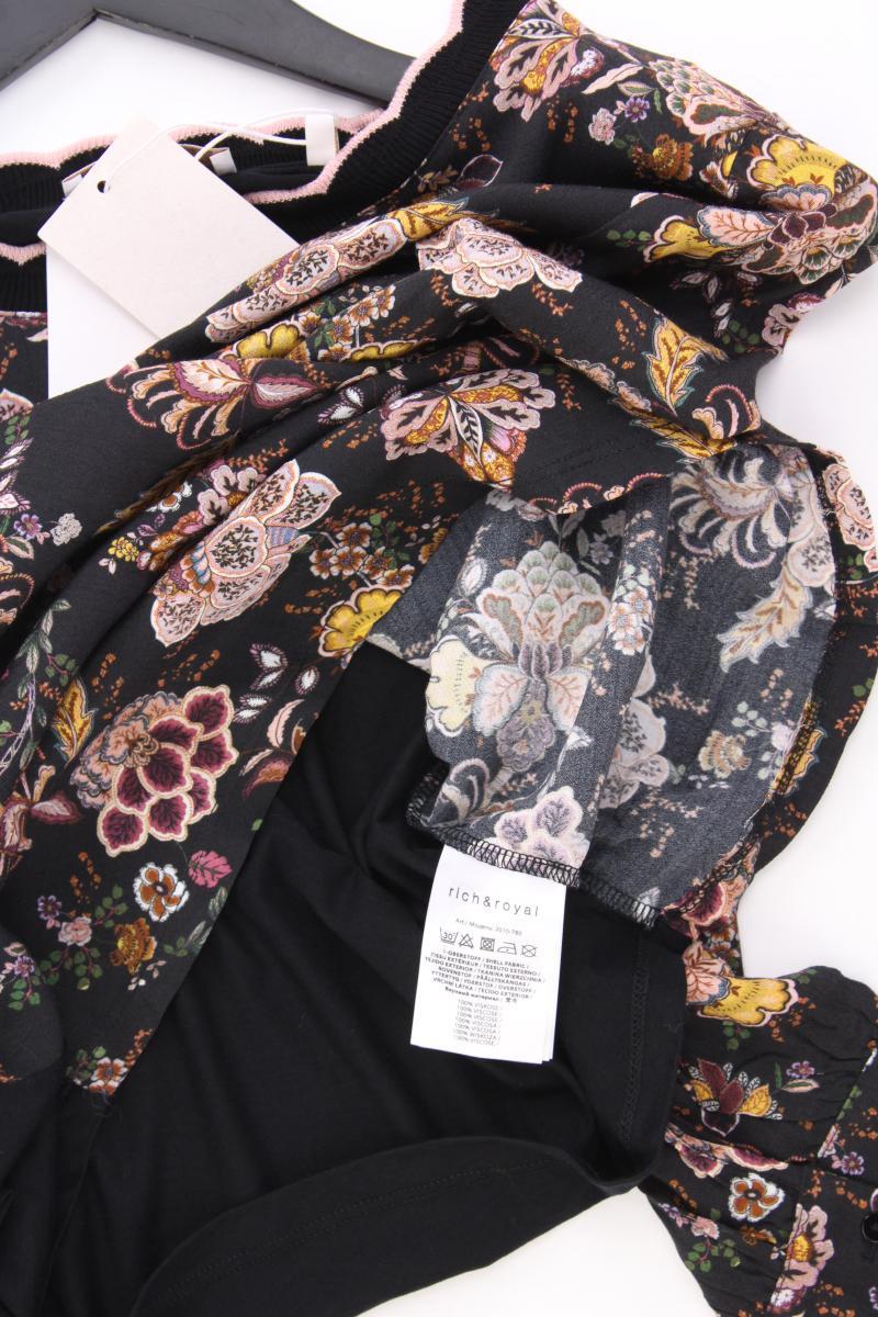 Rich&Royal Langarmbluse Gr. L mit Blumenmuster neu mit Etikett mehrfarbig