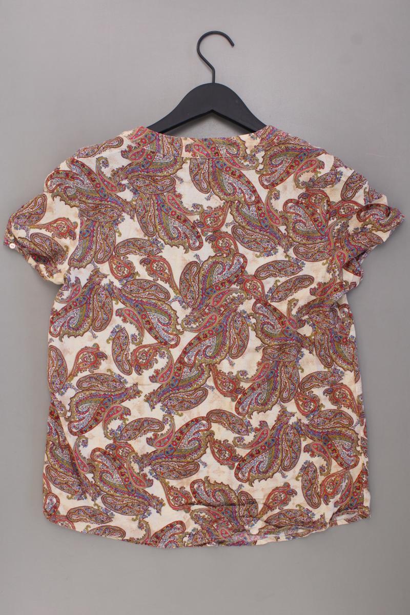 Esprit Kurzarmbluse Gr. 38 mit Paisleymuster mehrfarbig