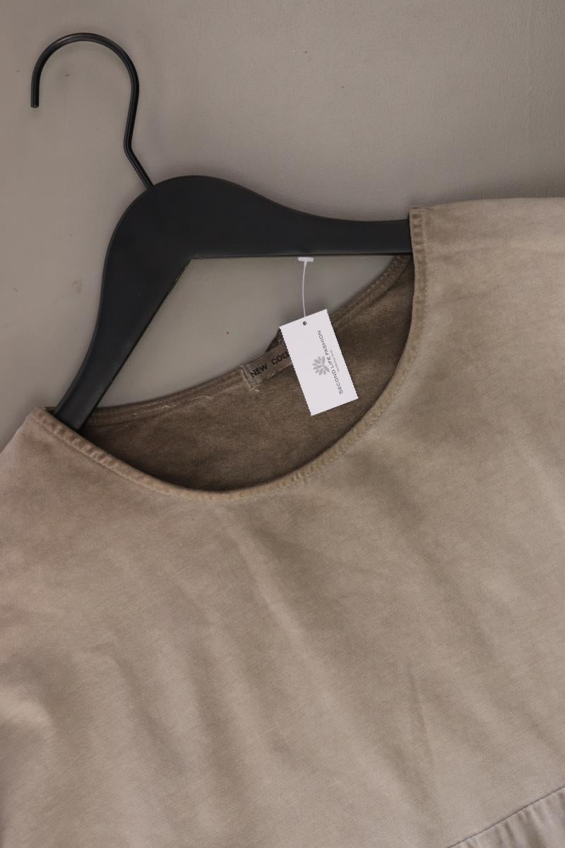 New Collection Kleid Gr. OneSize Langarm mit Pailletten grau