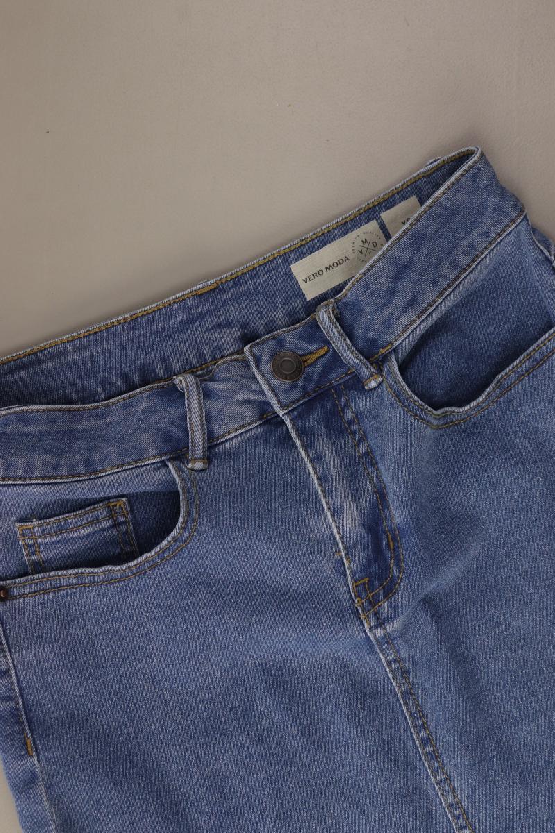 Vero Moda Jeansrock Gr. XS blau aus Baumwolle
