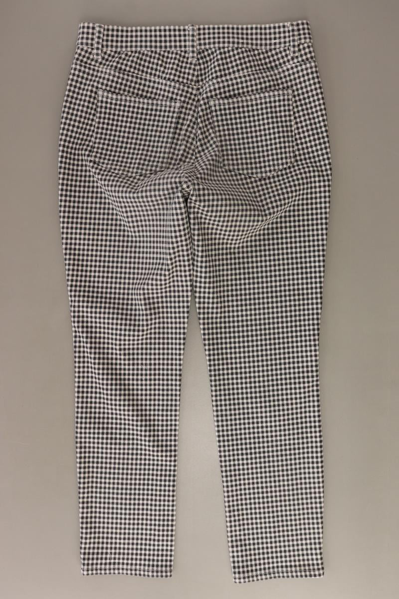 Uniqlo 7/8 Hose Gr. M kariert grau aus Baumwolle