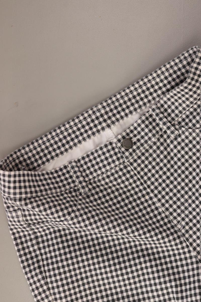 Uniqlo 7/8 Hose Gr. M kariert grau aus Baumwolle