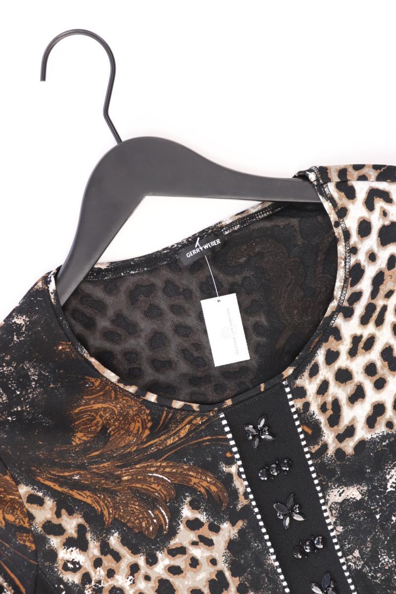 Gerry Weber Regular Bluse Gr. M 3/4 Ärmel schwarz aus Polyester