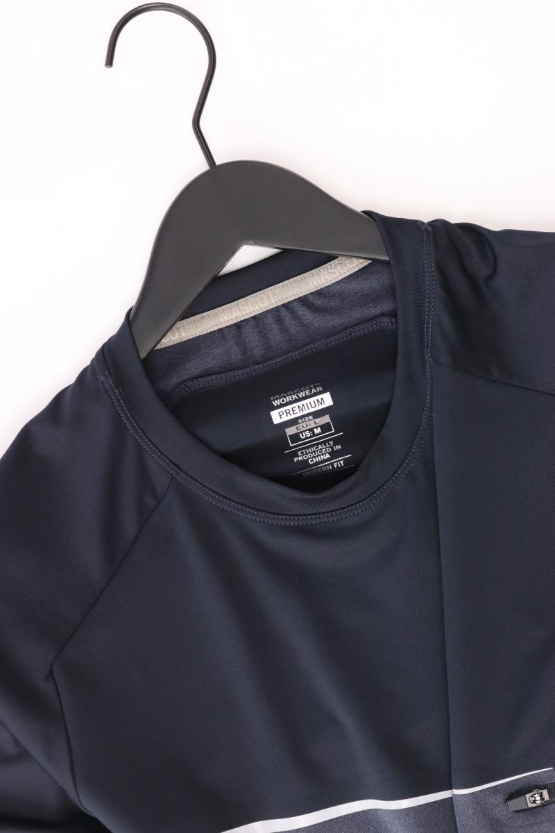 Mascot T-Shirt für Herren Gr. L Kurzarm blau aus Polyester
