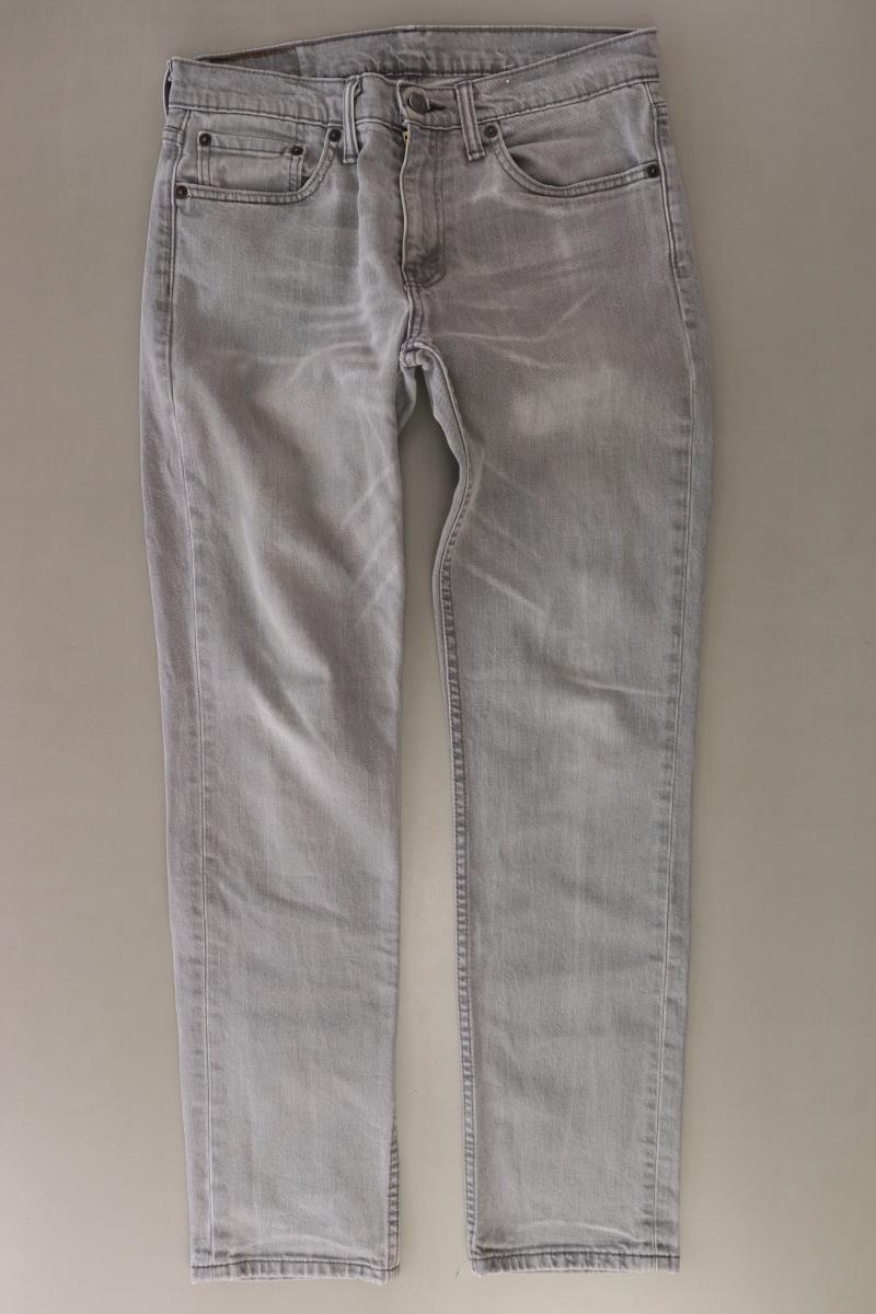 Levi's Straight Jeans für Herren Gr. W31/L32 grau aus Baumwolle