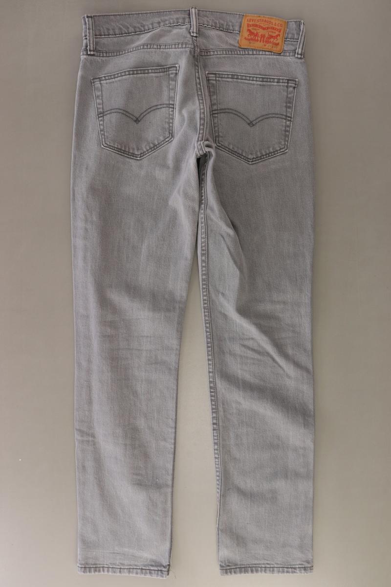 Levi's Straight Jeans für Herren Gr. W31/L32 grau aus Baumwolle