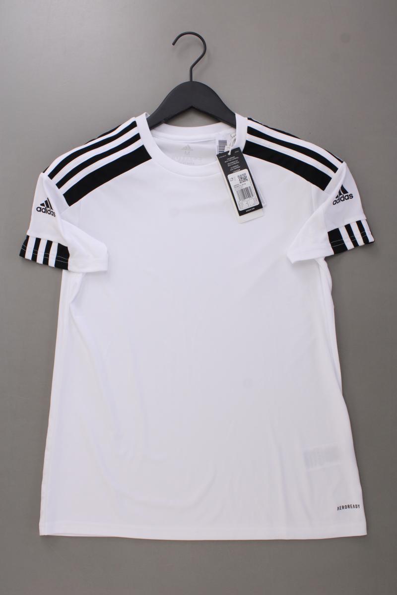 Adidas Sportshirt Gr. 38/40 neu mit Etikett Kurzarm weiß aus Polyester
