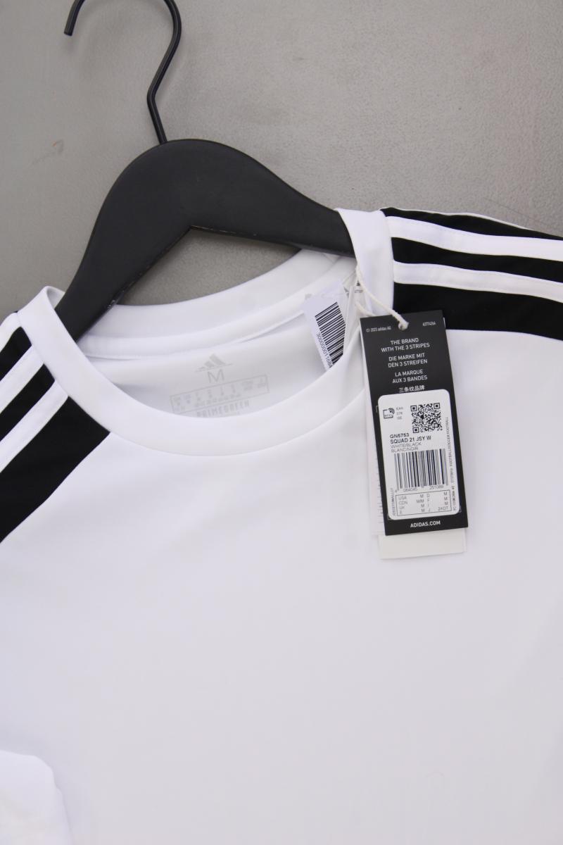 Adidas Sportshirt Gr. 38/40 neu mit Etikett Kurzarm weiß aus Polyester