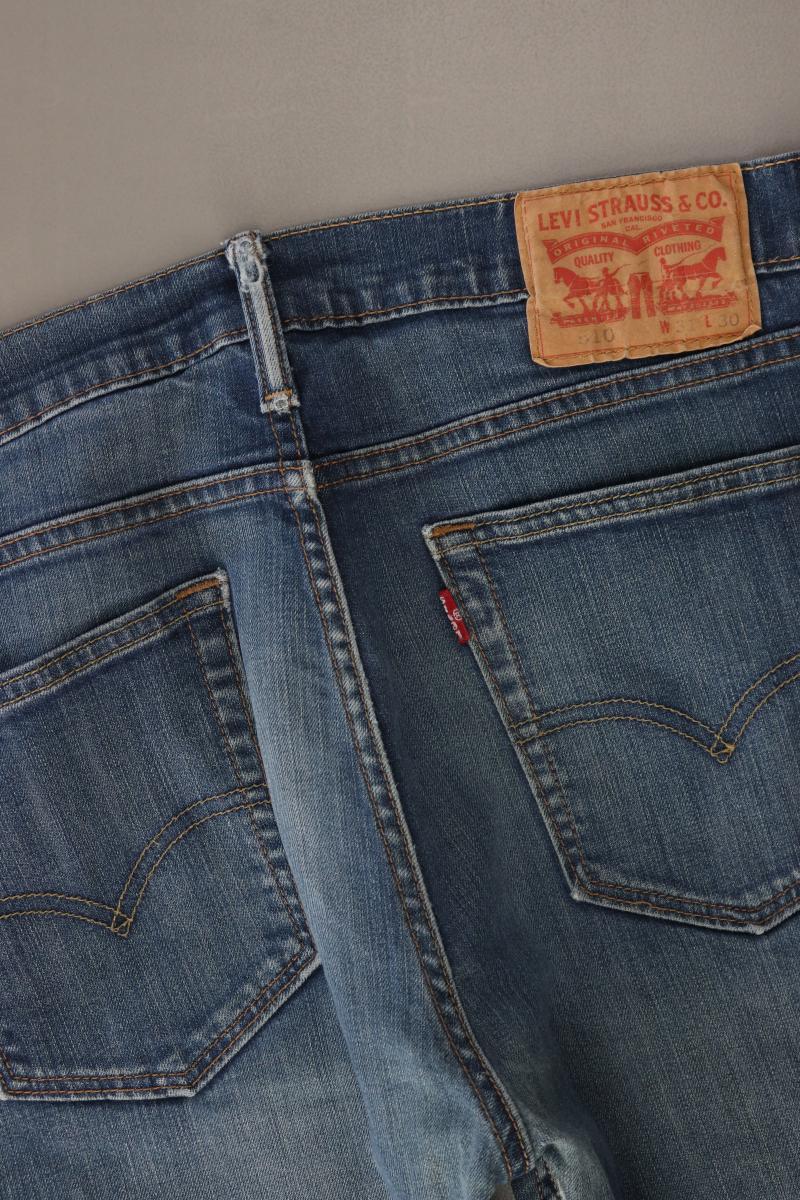 Levi's Straight Jeans für Herren Gr. W31/L30 blau aus Baumwolle
