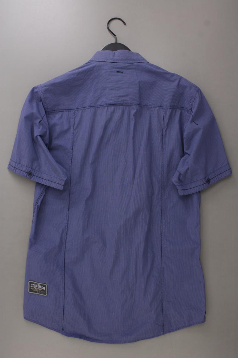 Engbers Kurzarmhemd für Herren Gr. Hemdgröße 39/40 blau aus Baumwolle