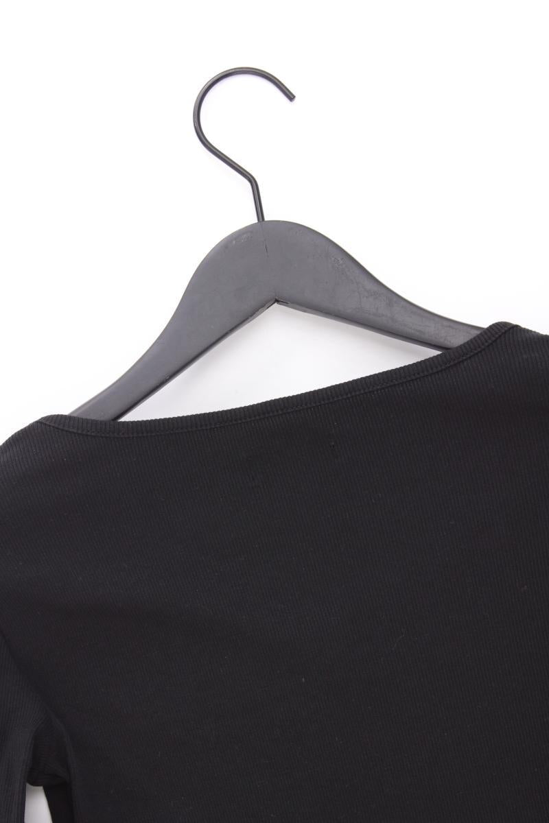 Even & Odd Cropped Shirt Gr. M Langarm schwarz