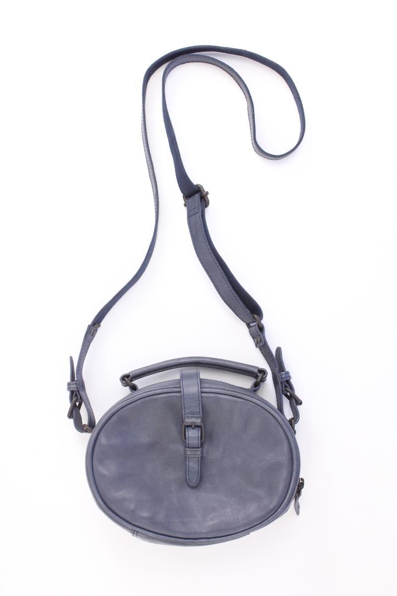 aunts & uncles Umhängetasche neuwertig blau aus Leder