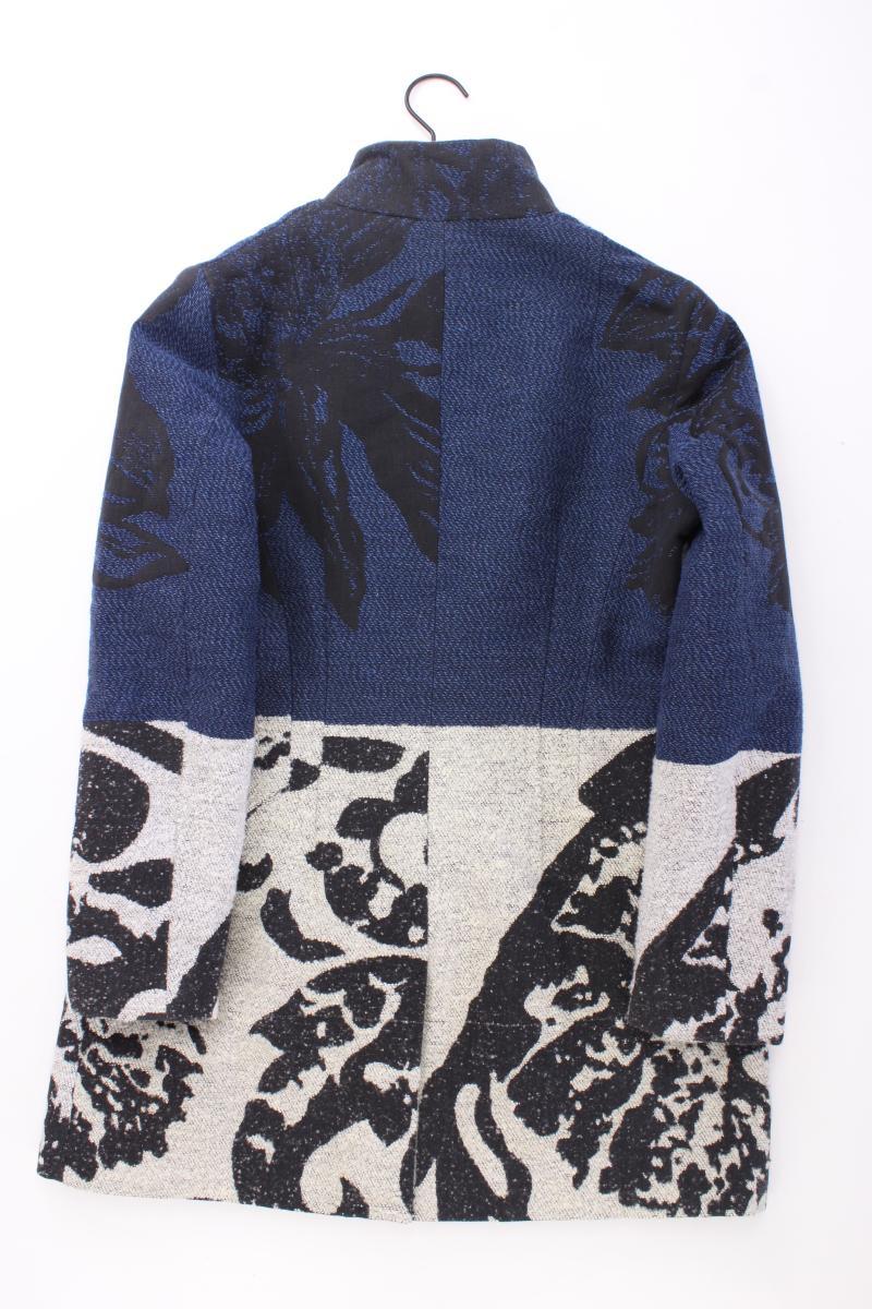 Desigual Classic Mantel Gr. 42 blau aus Baumwolle