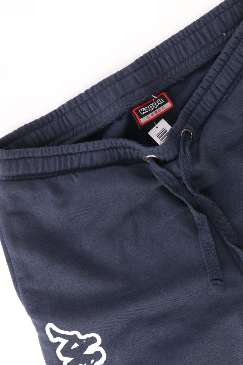 Kappa Jogginghose für Herren Gr. L blau aus Polyester