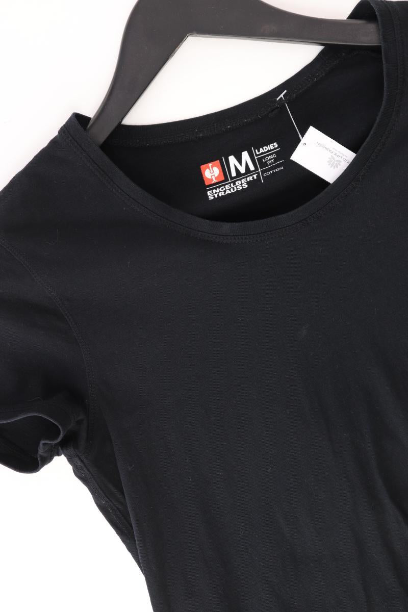 Engelbert + Strauss T-Shirt Gr. M Kurzarm schwarz aus Baumwolle