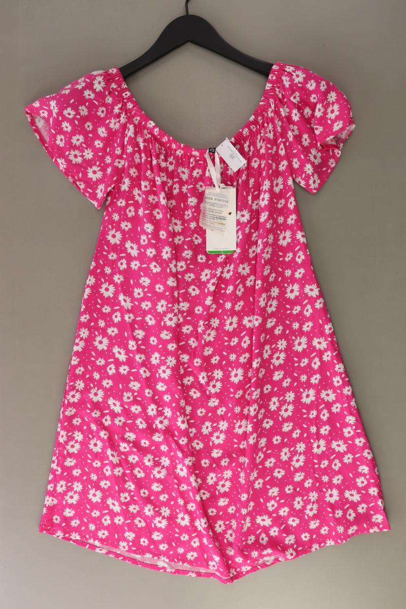 Fresh Made Kurzarmkleid Gr. XS neu mit Etikett mit Carmen-Ausschnitt pink