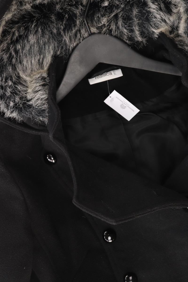 C&A Mantel Gr. 38 schwarz aus Polyester