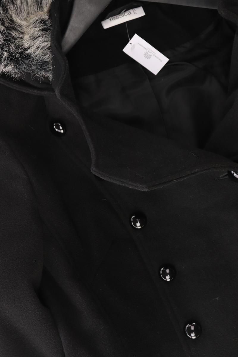 C&A Mantel Gr. 38 schwarz aus Polyester