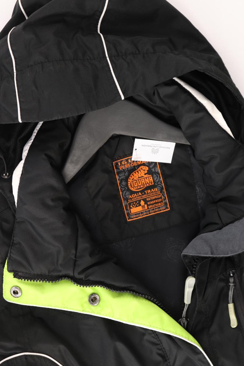 Iguana Kapuzenjacke Gr. 38 schwarz aus Polyester