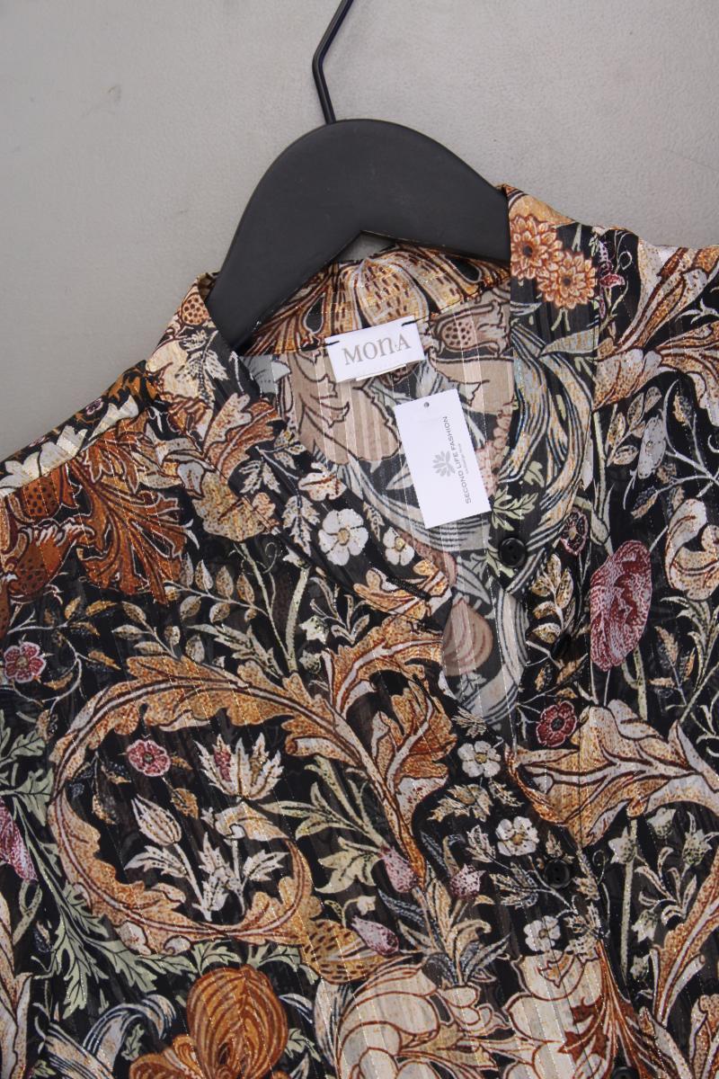 Mona Langarmbluse Gr. 44 mit Paisleymuster mehrfarbig