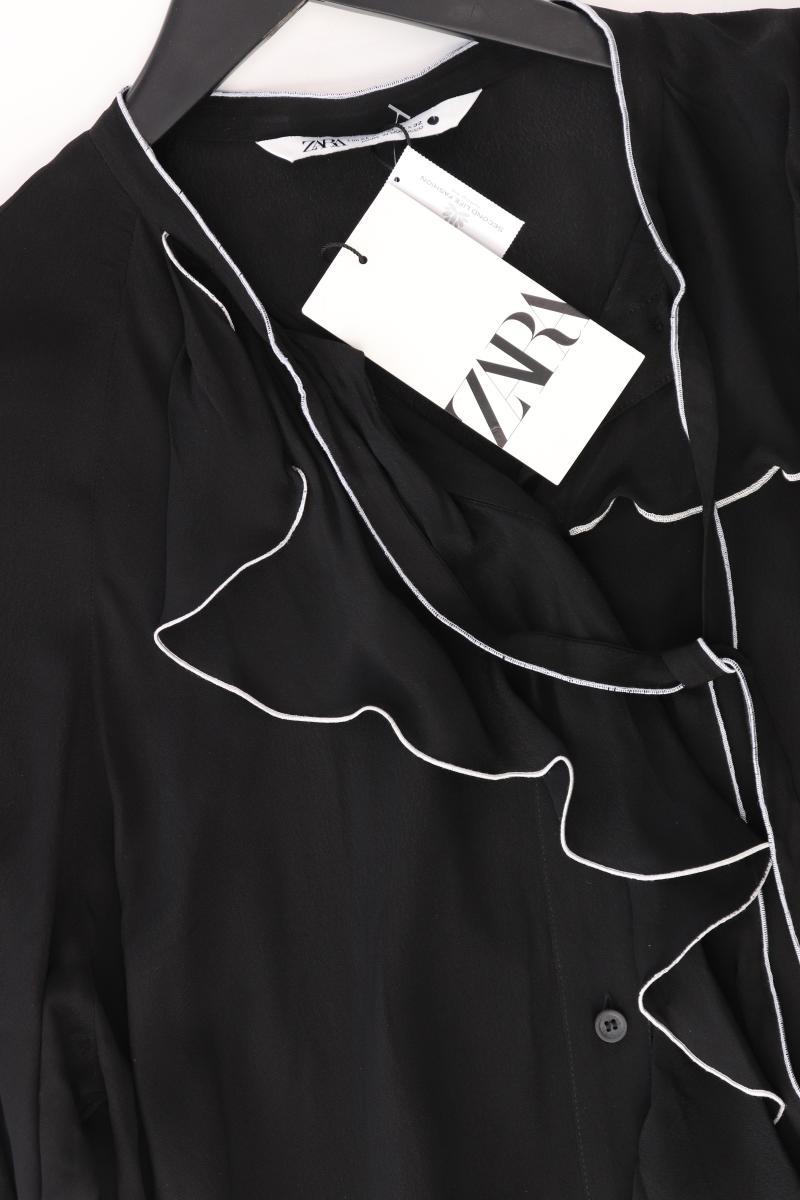 Zara Rüschenbluse Gr. XL neu mit Etikett Neupreis: 49,99€! Langarm schwarz