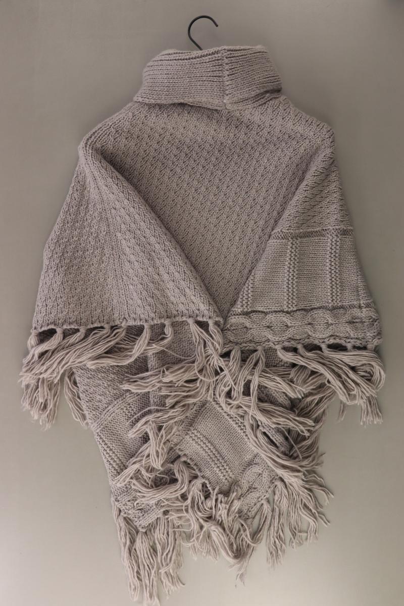 Only Poncho Gr. OneSize grau aus Polyacryl