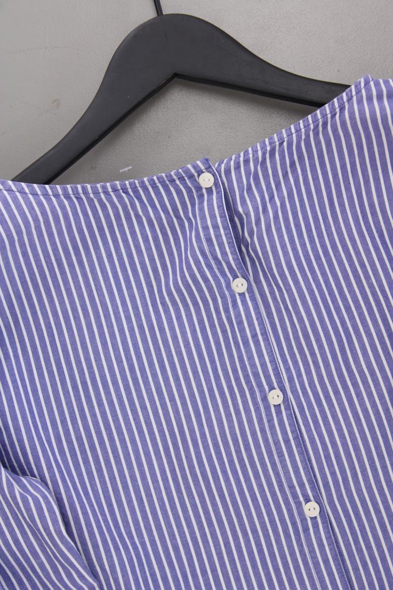 Tom Tailor Classic Bluse Gr. 40 gestreift 3/4 Ärmel blau