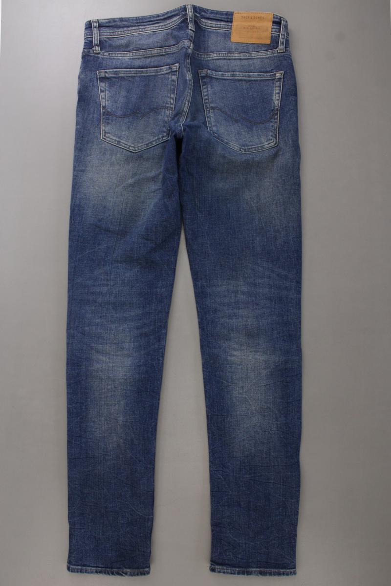 Jack & Jones Slim Jeans für Herren Gr. W32/L34 blau aus Baumwolle