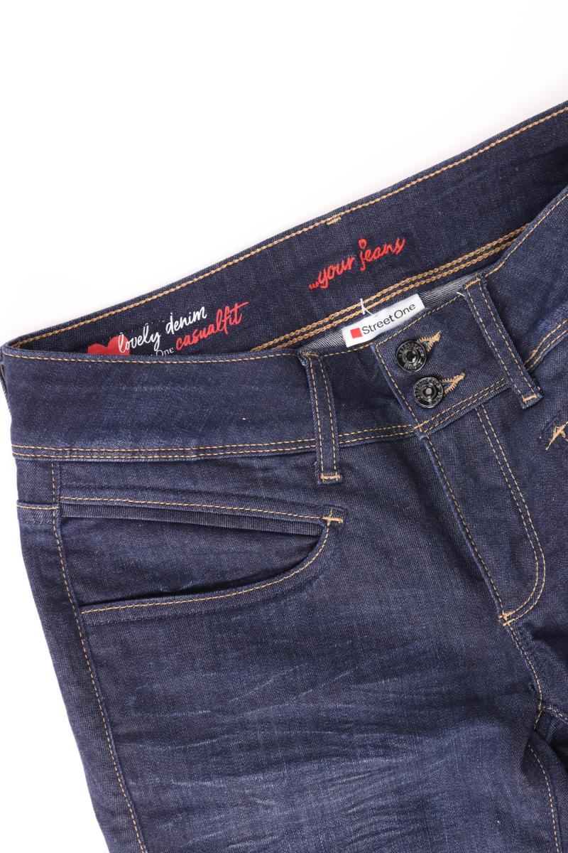 Street One Skinny Jeans Gr. W26/L30 blau aus Baumwolle