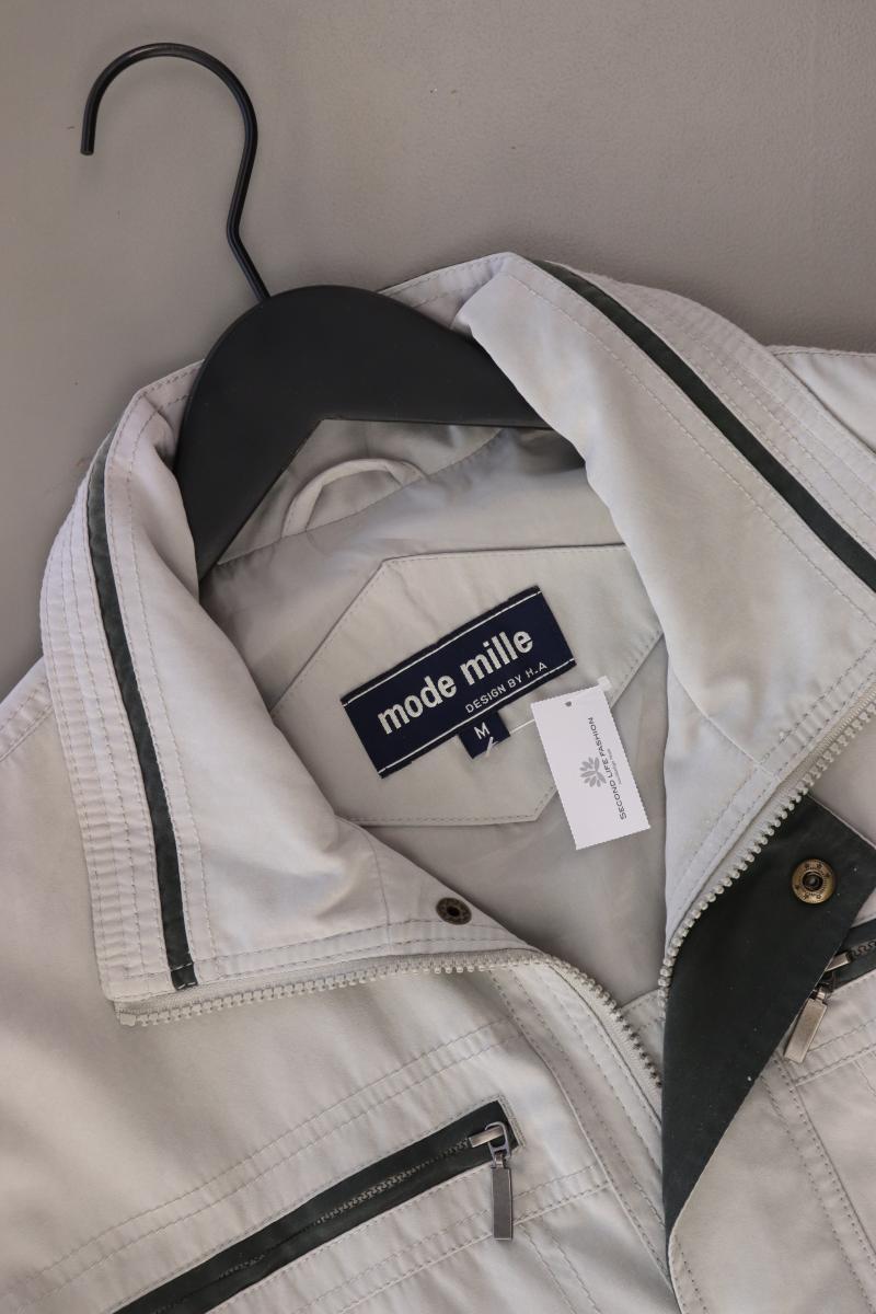 mode mille Jacke für Herren Gr. M Vintage grau aus Polyester