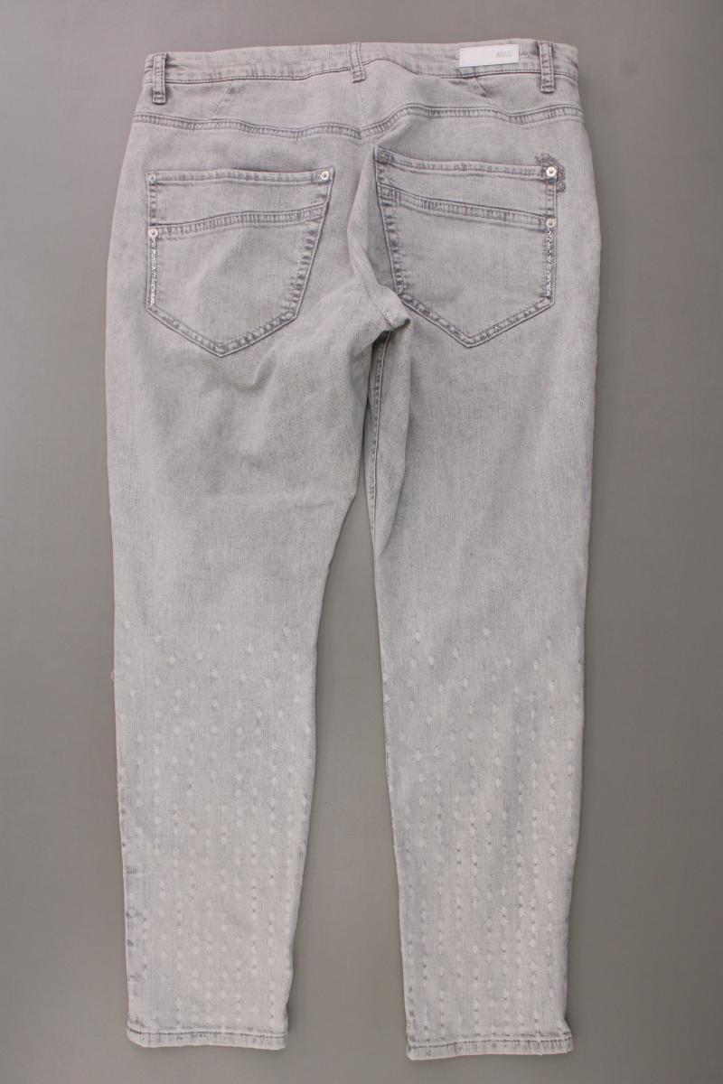 MAC Skinny Jeans Gr. 42 grau aus Baumwolle