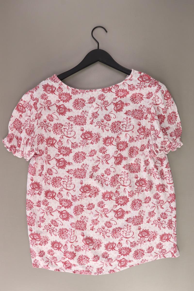 edc by Esprit Kurzarmbluse Gr. L mit Blumenmuster rosa aus Viskose