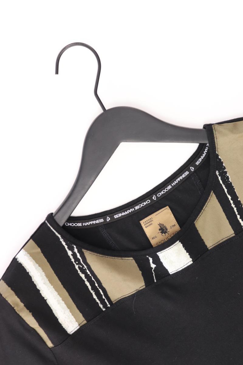 s'questo T-Shirt Gr. 42 Kurzarm schwarz aus Baumwolle