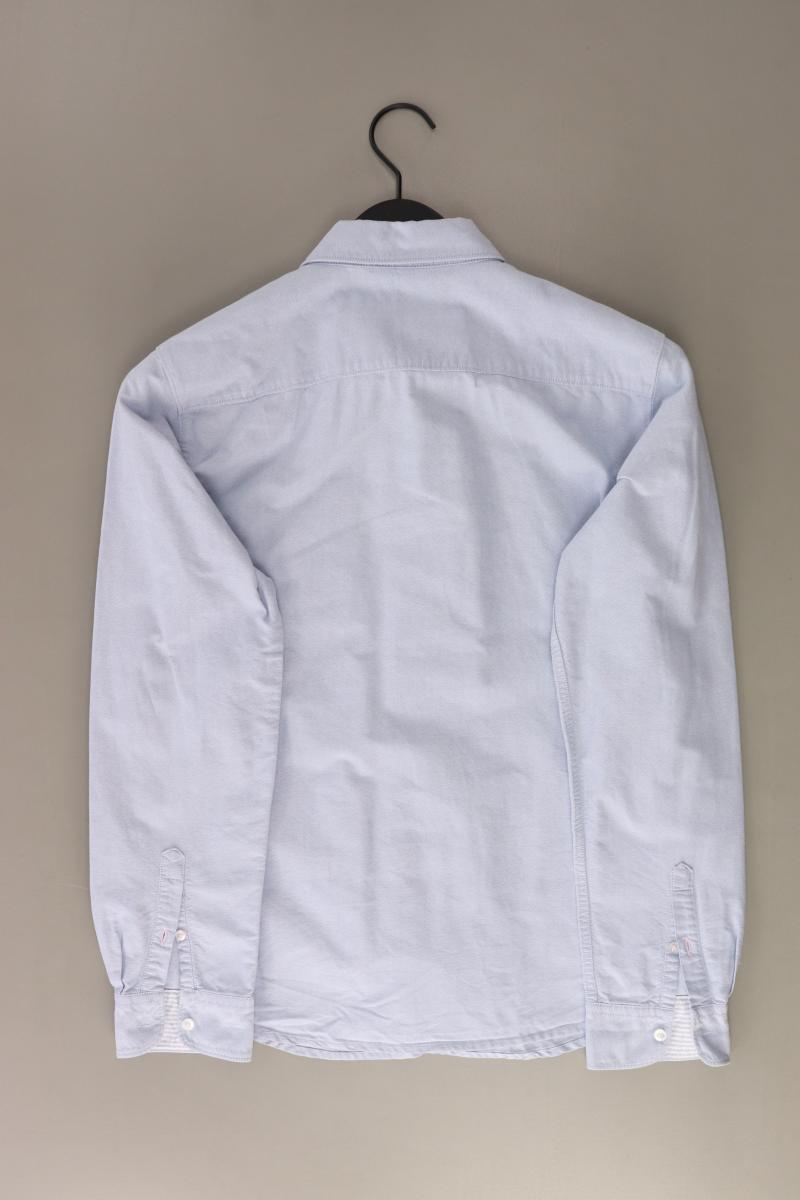 Montego Langarmbluse Gr. 40 blau aus Baumwolle