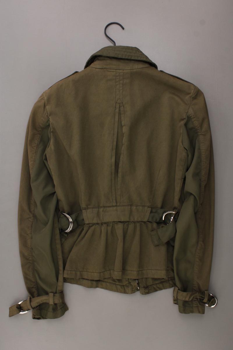 Moncler Übergangsjacke Gr. 34 olivgrün aus Baumwolle