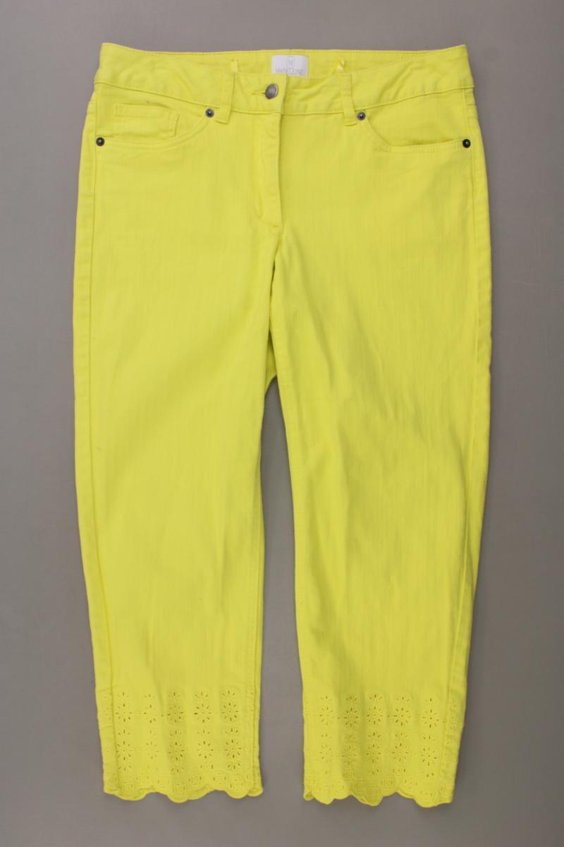Madeleine 7/8 Hose Gr. Kurzgröße 20 gelb aus Baumwolle