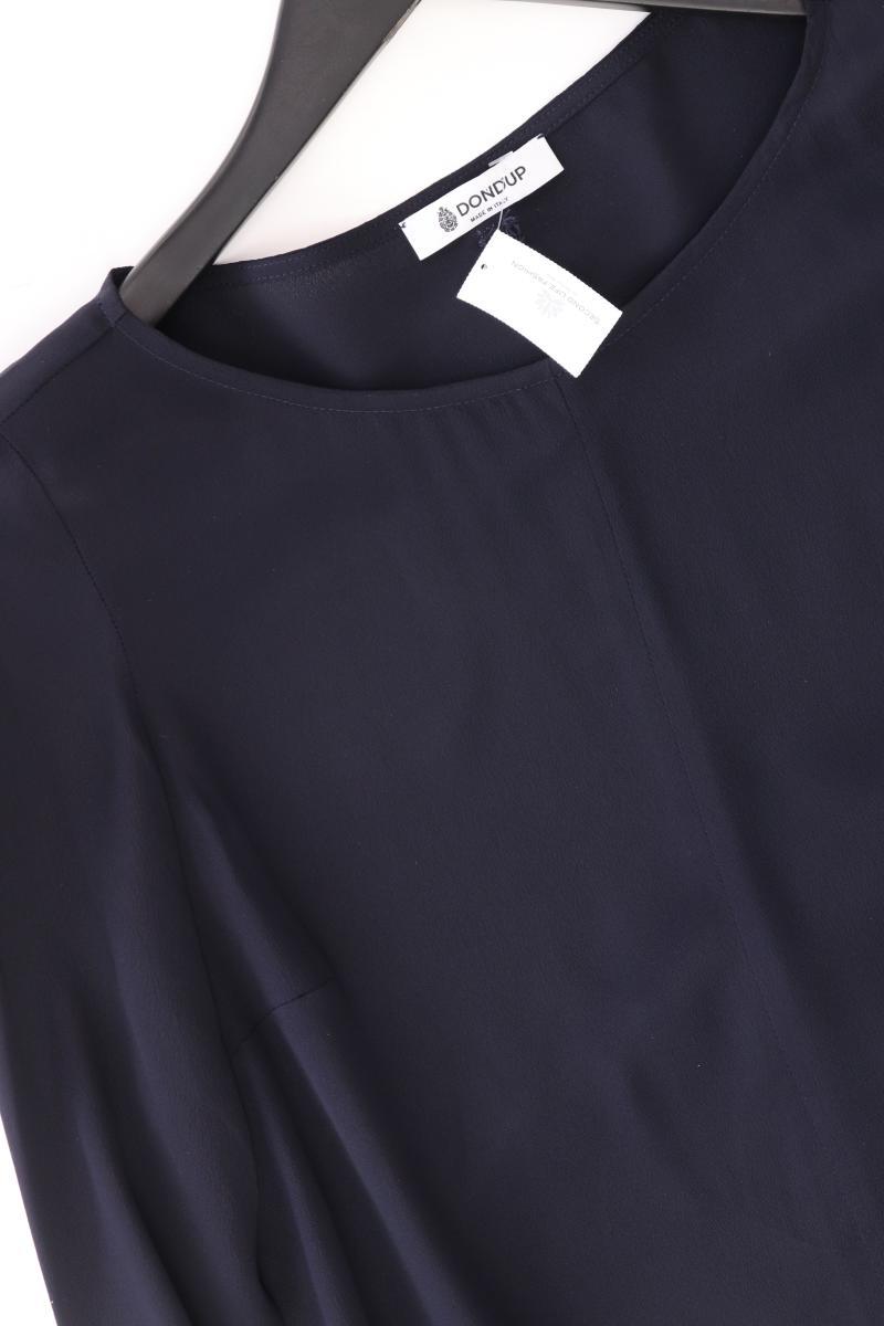 Dondup Seidenbluse Gr. IT 42 (S) neuwertig Langarm blau aus Viskose