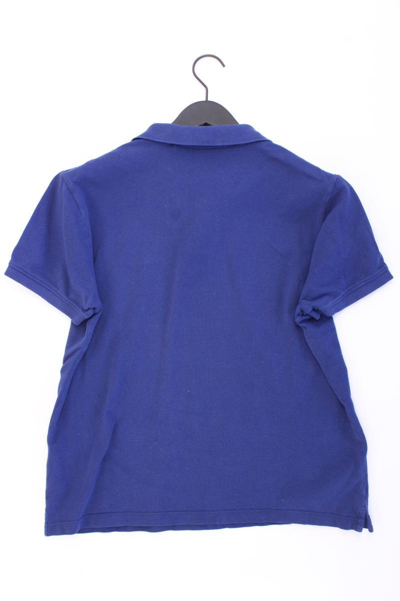 s.Oliver Poloshirt für Herren Gr. L Kurzarm blau aus Baumwolle