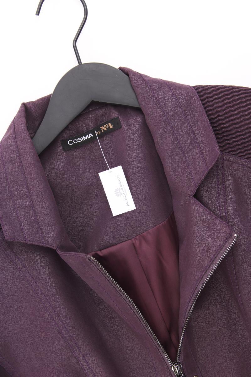 Cosima Übergangsjacke Gr. 46 neuwertig lila aus Polyester