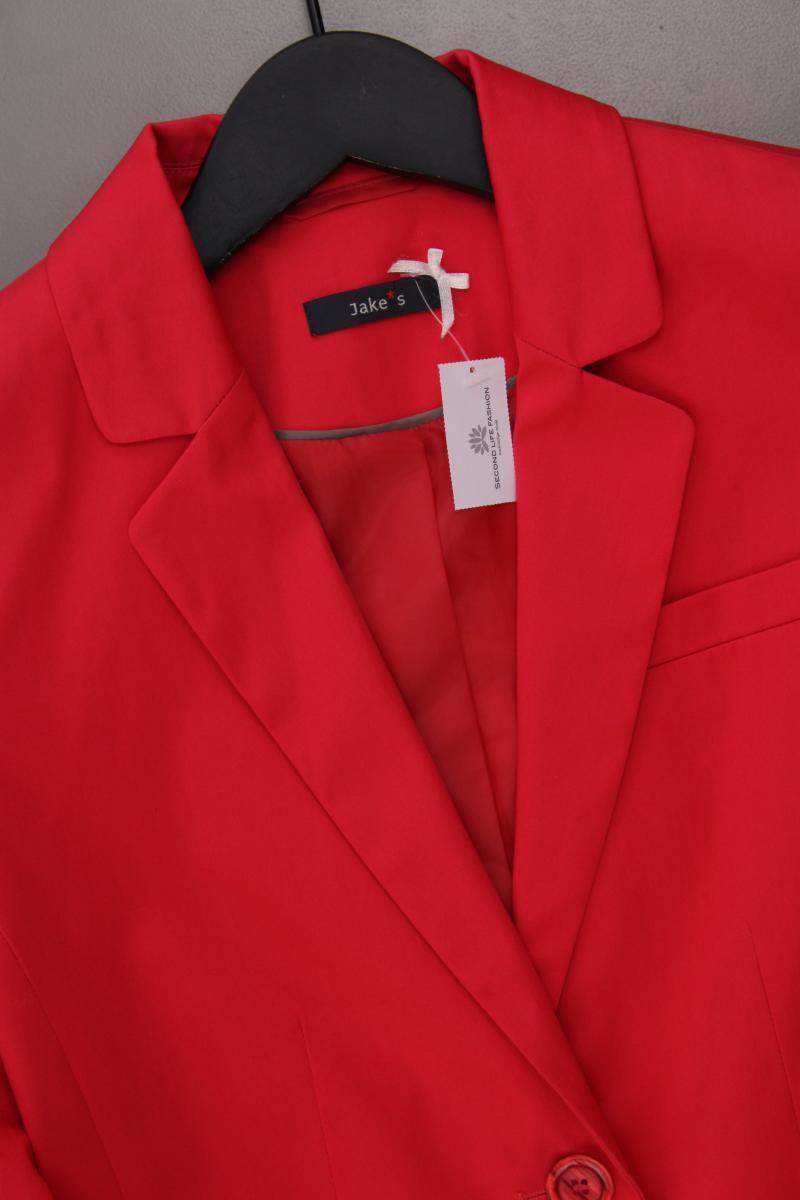 Jake*s Classic Blazer Gr. 36 rot aus Baumwolle
