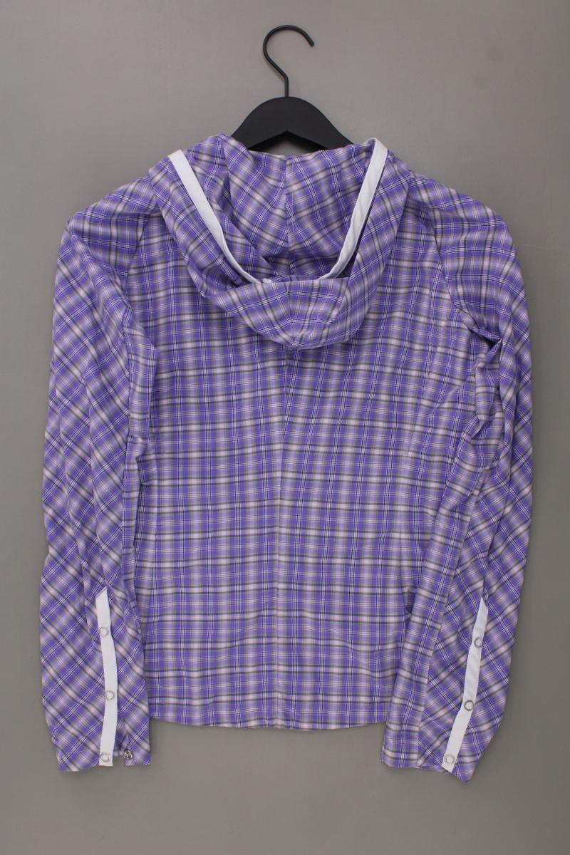 Peak Performance Karobluse Gr. S kariert Langarm lila aus Polyamid